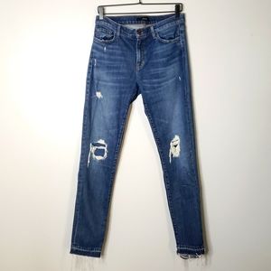 J Brand Distressed Skinny Jeans